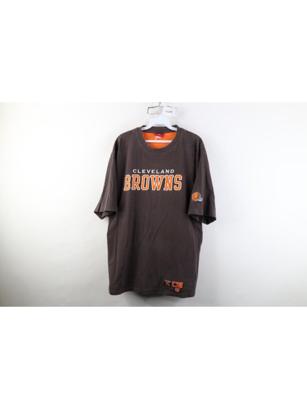 Vintage Mens XL Faded Spell Out Cleveland Browns Football Short Sleeve T-Shirt